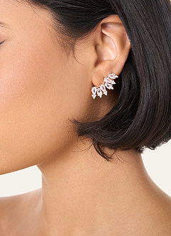 front Crystal Constellation Earrings