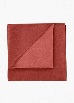 front Metallic Satin Wide Tie and Pocket Square Set