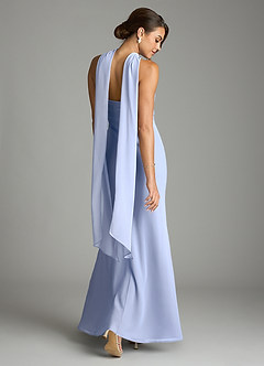 Azazie Saylor Brudtärnklänningar Klä av Sjöjungfru i Chiffong Axelbandslös Is image9