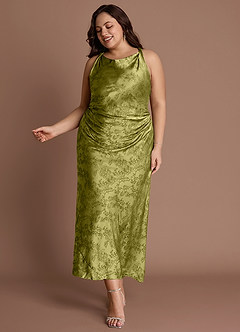 Gelina Moss Navy Maxi Dress image13