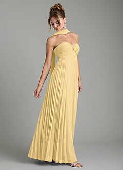 Azazie Tempest Bridesmaid Dresses Butter Empire Corset Chiffon Convertible Dress image7
