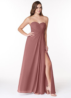 Azazie Arabella Allure Bridesmaid Dresses A-Line Sweetheart Neckline Chiffon Floor-Length Dress image13