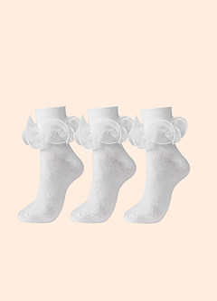 Statement Ruffle Socks Set of 3