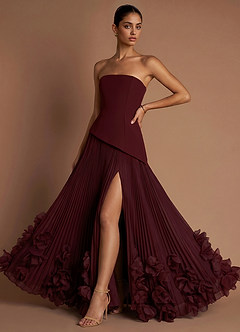 Ixchel Wine Maxi Dress image3