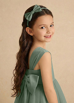 front Girls Satin Headband