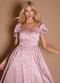 Bianca Pastel Pink Midi Dress image5