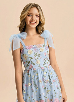 front Azazie Gemma Junior Formal Dress