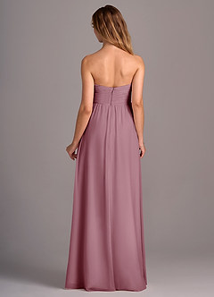 Azazie Joni Final Sale Vintage Mauve A-Line Strapless Chiffon Convertible Dress image5