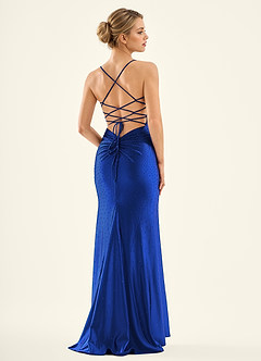 Twinkle Royal Blue Mermaid Prom Dress image2