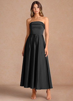 Iseabail Black Maxi Dress image3