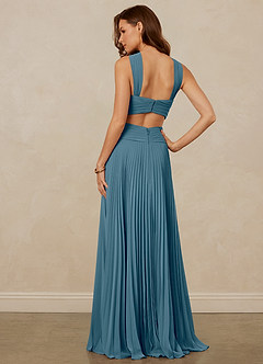 Christian Siriano Bridal for Azazie 1009 Bridesmaid Dresses Bermuda A-Line Pleated Chiffon Dress image4
