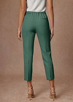 front Kennedy Eucalyptus Structured Stretch Pants Suit