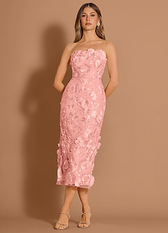 Della Pink Midi Dress image4