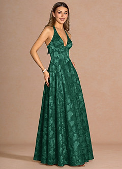 Isabeau Hunter Green Maxi Dress image4