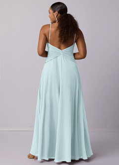 Barbie ♥ Azazie Bridesmaid Dresses Mist A-Line Chiffon Dress image9
