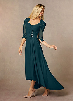 Azazie Anne Mother of the Bride Dresses Pine Sheath Sweetheart Sequins Lace Dress image7