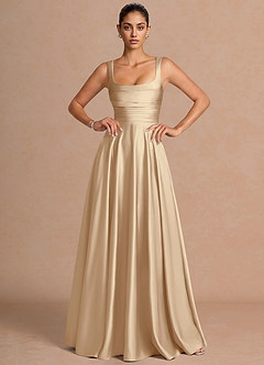 Azaria Champagne Maxi Dress image4