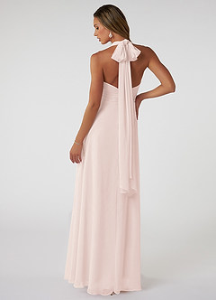 Azazie Fifi Bridesmaid Dresses A-Line Convertible Chiffon Floor-Length Dress image2