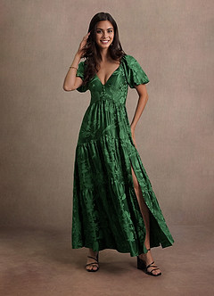 Carolynn Hunter Green Maxi Dress image4