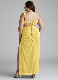 Azazie Jesaphine Suknie dla druhen Osłona Ukłon Siatka Do ziemi Sukienka image10