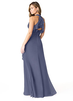 Azazie Aviv Bridesmaid Dresses Stormy A-Line Pleated Chiffon Dress image2