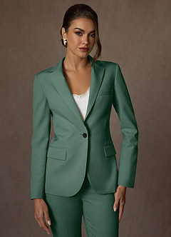 Kennedy Eucalyptus Structured Stretch Blazer