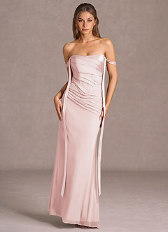 Robe Longue Rose Poudré Margaret image3