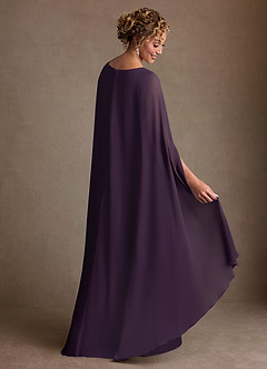 Azazie Boudica Suknie dla Matki Panny Młodej Linia A Pofałdowany Szyfon Długość podłogi Sukienka image4