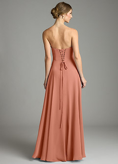 Azazie Ayla Abiti da Damigella Abito A-Line in Chiffon Scollo a Cuore Più Tagliato image2