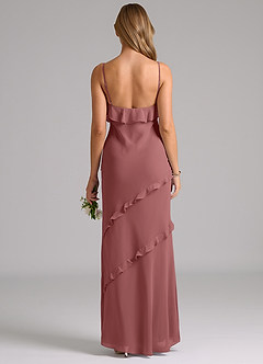 Azazie Nancie Bridesmaid Dresses Amethyst Mermaid Ruched Chiffon Dress image2