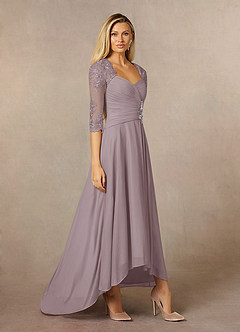 Azazie Anne Mother of the Bride Dresses Dusk Sheath Sweetheart Sequins Lace Dress image5