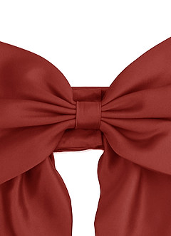 front Matte Satin Sash with Back Bow