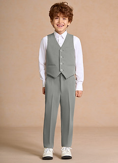 front Oliver Grey Boys 3-Piece Suit