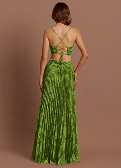 Robe Longue Vert Multi Mariselle image2