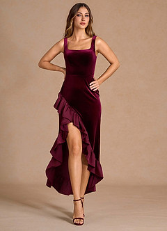 Meryl Wine Maxi Dress image3