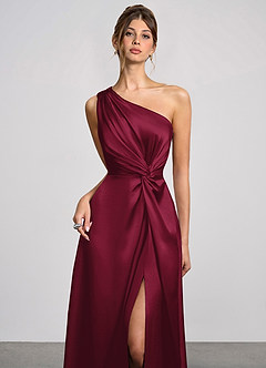 Eulalie Bundundy Luminous Satin Maxi Dress image5