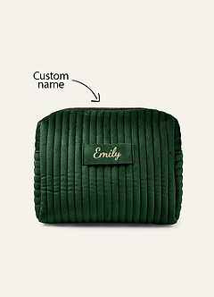 front Personalized Name Makeup Bag