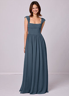 Barbie ♥ Azazie Bridesmaid Dresses Neptune A-Line Corset Chiffon Dress image1