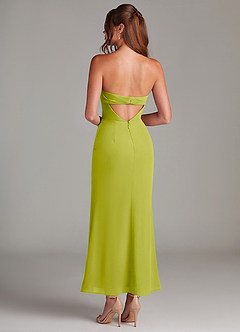Azazie Leonis Bridesmaid Dresses Lemongrass Mermaid Strapless Chiffon Convertible Dress image5