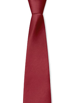 front Boy's Matte Satin Neck Tie
