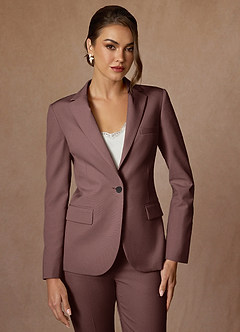 front Kennedy Expresso Blazer de performance à tissage raffiné