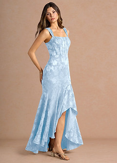 Robe Maxi Bleu Poudre Saskia image4