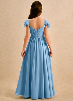 Azazie Meimei Girls Formal Flower Girl Klänningar Klä A-Line i Chiffong Plisserad image2