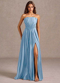 Maxi jurk Kaia Waasblauw image3