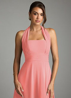 Azazie Tamira Suknie dla druhen Linia A Pofałdowany Szyfon Do ziemi Sukienka image6