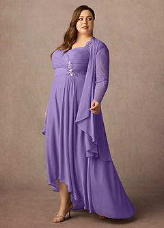 Azazie Anne Mother of the Bride Dresses Tahiti Sheath Sweetheart Sequins Lace Dress image13