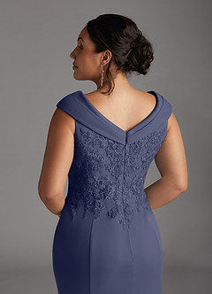 Azazie Calathea Mother of the Bride Dresses Stormy A-Line Lace Dress image7