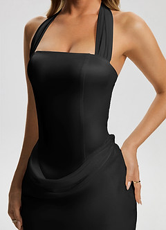 Phoenix Black Mini Dress image3