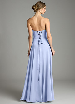 Azazie Ayla Abiti da Damigella Abito A-Line in Chiffon Scollo a Cuore Ghiaccio image4