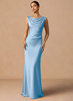 Evarine Haze Blue Maxi Dress image3